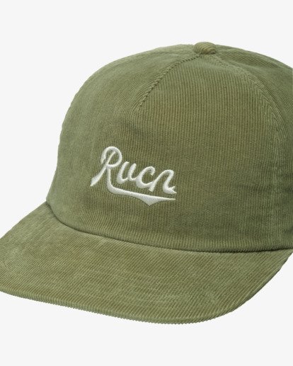rvca, Frame Up Cord - Gorra con ajuste posterior para hombre, JADE (gnb0) Frame Up Cord - Snapback Cap for Men  23D553505