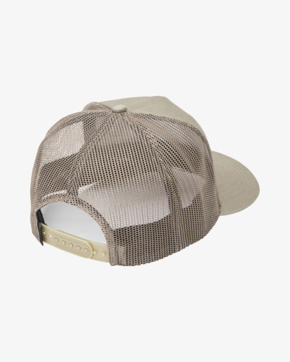 rvca, Commonwealth Curved - Gorra trucker para hombre, MUSHROOM (msh) Commonwealth Curved - Trucker Cap for Men  23D553521