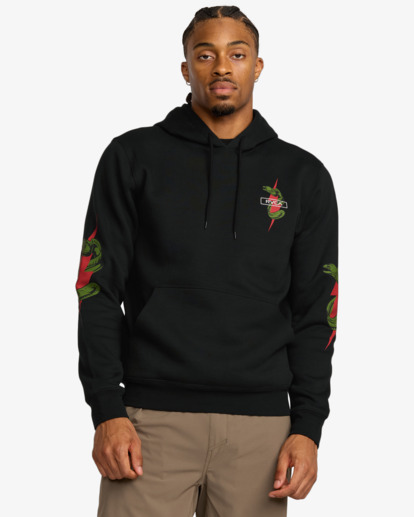rvca, Shock Squad - Kapuzenpulli für Männer, BLACK (blk) Shock Squad - Hoodie for Men  23MS034120