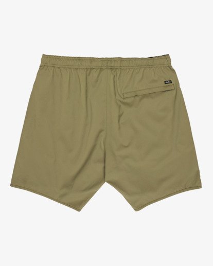 rvca, Yogger Stretch 17" - Pantaloncini da allenamento elasticizzati da Uomo, RANGER GREEN (rgr) Yogger Stretch 17" - Elasticated Training Shorts for Men  23MS103500