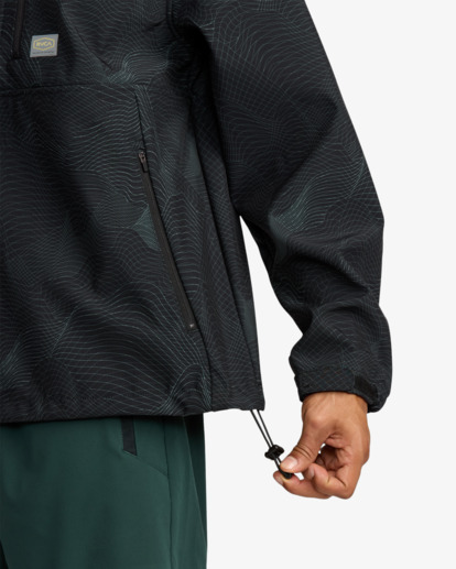 rvca, Grid - Anorak da Uomo, RVCA BLACK (rvb) Grid - Anorak for Men  23MS153500