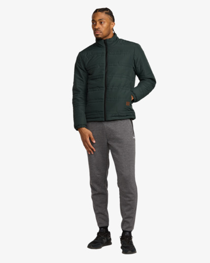 rvca, VA Puffa - Giacca imbottita da Uomo, HUNTER GREEN (dgn) Va Puffa - Puffer Jacket for Men  23MS173501