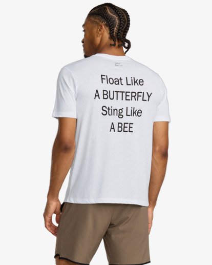 rvca, Sting Like A Bee - Camiseta de manga corta para hombre, WHITE (wht) Sting Like A Bee - Short Sleeve T-Shirt for Men  23MS433550