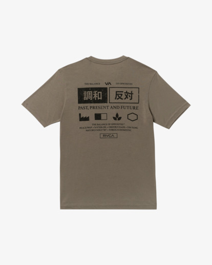 rvca, Rvca Trade - Short Sleeve T-Shirt for Men, MUSHROOM (msh) Rvca Trade - Short Sleeve T-Shirt for Men  23MS433556