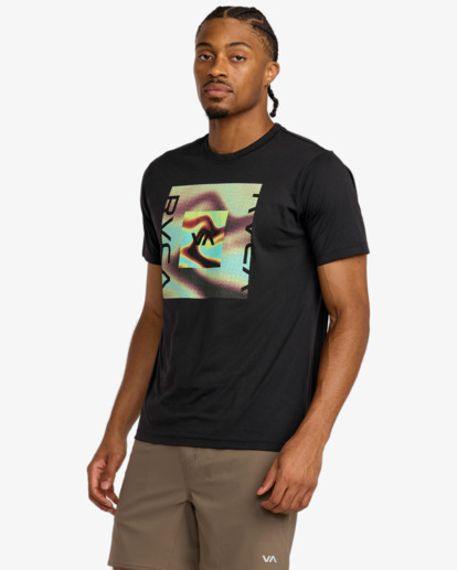 rvca, Va Balance Fill - Short Sleeve T-Shirt for Men, BLACK (blk) Va Balance Fill - Short Sleeve T-Shirt for Men  23MS433557