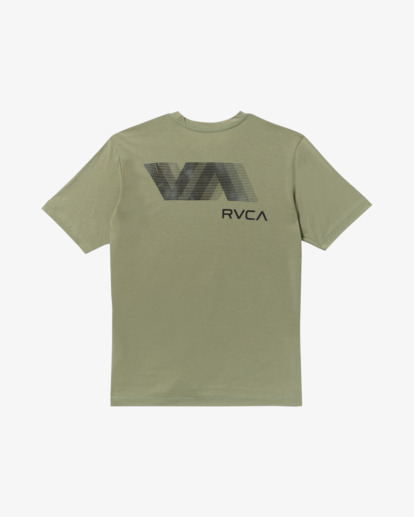 rvca, VA Blur Fill - T-shirt de manga curta para homem, RANGER GREEN (rgr) VA Blur Fill - Short Sleeve T-Shirt for Men  23MS433559
