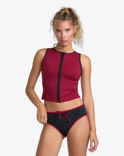 Aren Zip Up - Crop-Top Bikini for Women  23O102501