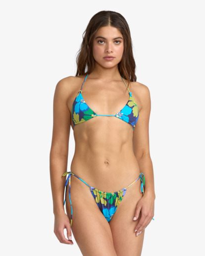 Flower Gazer - Triangle Bikini Top for Women  23O142506