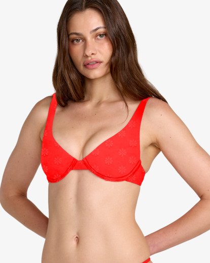 Poppies - Underwired Bikini Top for Women  23O151600