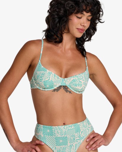 Sun Tides 90S - Underwired Bikini Top for Women  23O152602