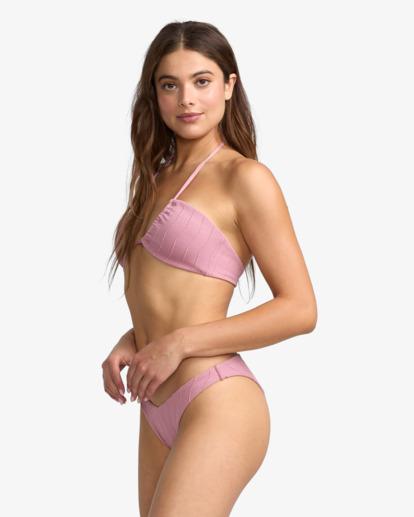 rvca, Chevy Grooves - Bas de bikini couvrance medium pour Femme, AMETHYST SMOKE (ams) Chevy Grooves - Medium Coverage Bikini Bottoms for Women  23O282508