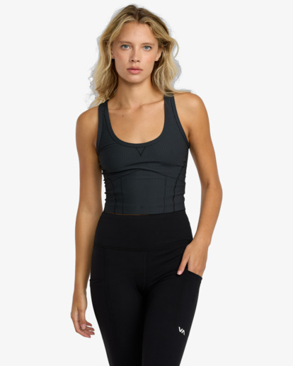 Contrast - Ribbed Vest Top for Women  23WS023506