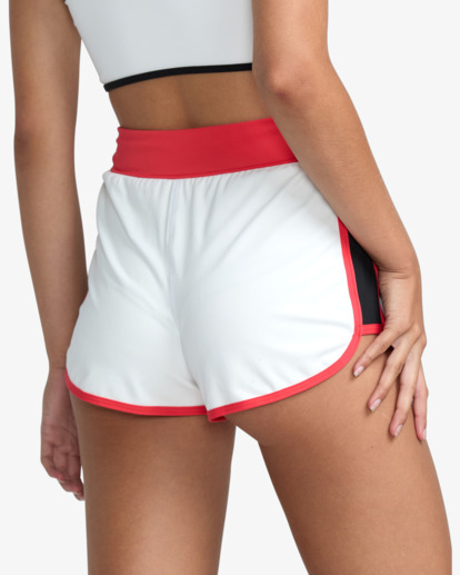 rvca, Aren Retro - Elasticated Shorts for Women, CLOUD (clo) Aren Retro - Elasticated Shorts for Women  23WS092502