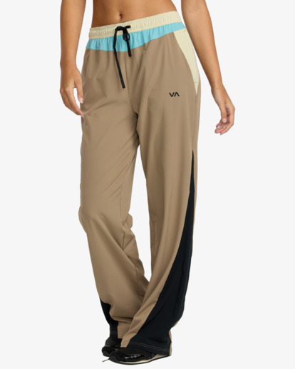 rvca, Starter - Elasticated Trousers for Women, DESERT TAUPE (dtp) Starter - Elasticated Trousers for Women  23WS113504