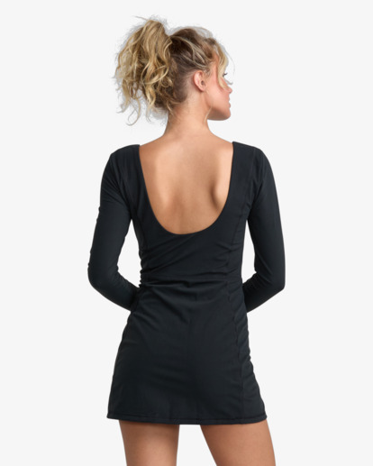 rvca, Aren Sport - Long Sleeve Dress for Women, BLACK (blk) Aren Sport - Long Sleeve Dress for Women  23WS132501