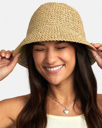 Laguna - Straw Bucket Hat for Women  AVJHA00162