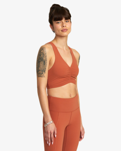 Earth - Medium Support Sports Bra for Women  AVJKT00270