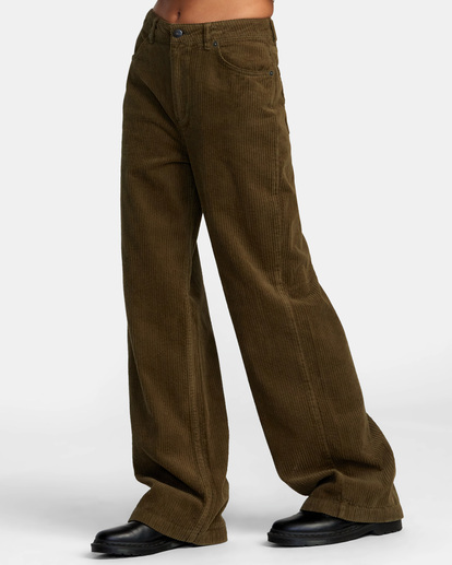 Coco - Corduroy Wide Leg Trousers for Women  AVJNP00267