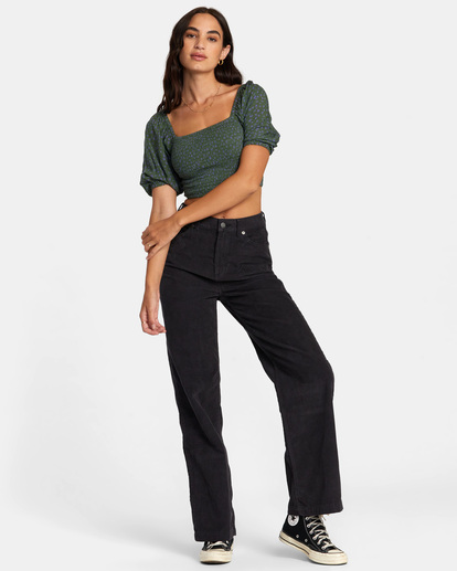 Coco - Corduroy Wide Leg Trousers for Women  AVJNP00267