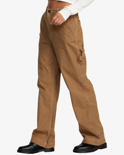 Spring Shift  - Relaxed Fit Pants for Women  AVJNP00305