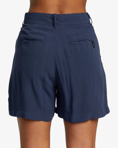 rvca, Del Mar - Fixed Waist Shorts for Women, MOODY BLUE (mdy) Del Mar - Fixed Waist Shorts for Women  AVJNS00213