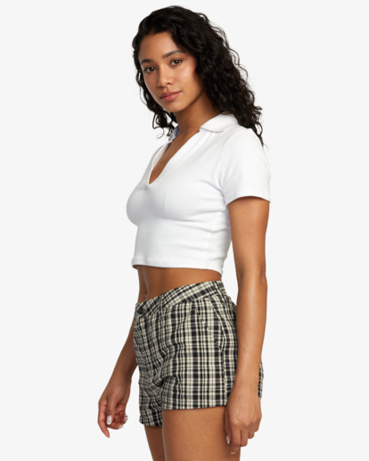 Mavis - Fixed Waist Shorts for Women  AVJNS00214