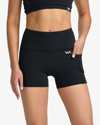 rvca, VA Essential - Technical Shorts for Women, BLACK (blk) VA Essential - Technical Shorts for Women  AVJNS00217