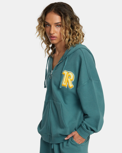 Rose Machado Thrift - Zip-Up Hoodie for Women  AVJSF00253