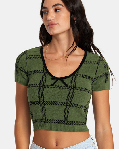 Betty - Knitted Crop Top for Women  AVJSW00185