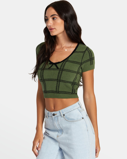 Betty - Knitted Crop Top for Women  AVJSW00185