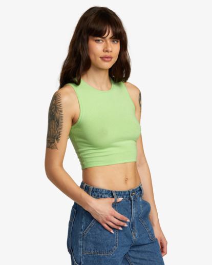 Shiver - Cropped Vest Top for Women  AVJSW00200