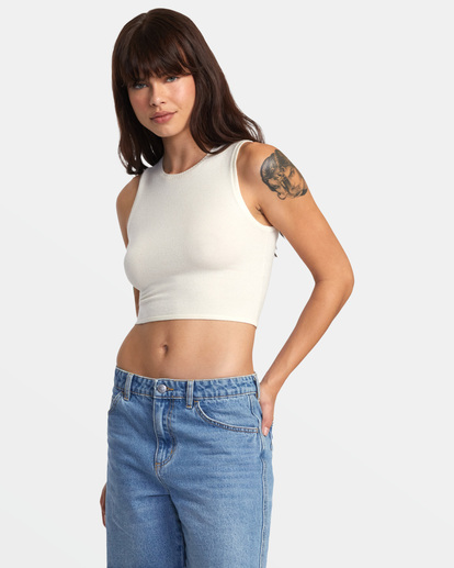 Shiver - Cropped Vest Top for Women  AVJSW00200