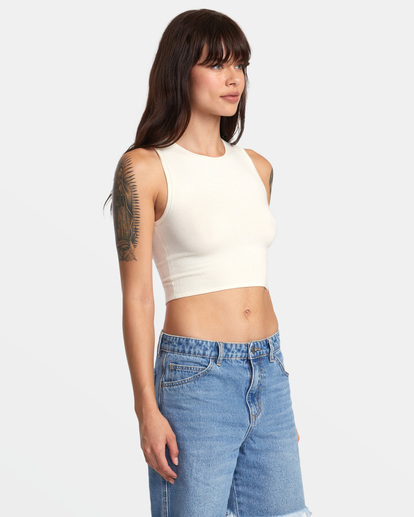 Shiver - Cropped Vest Top for Women  AVJSW00200