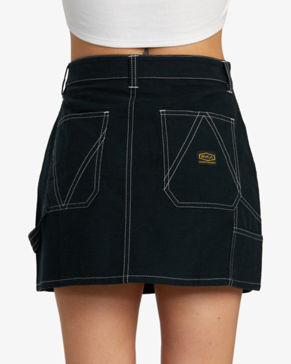 rvca, Spring Shift - Mini Skirt for Women, BLACK (blk) Spring Shift - Mini Skirt for Women  AVJWK00121