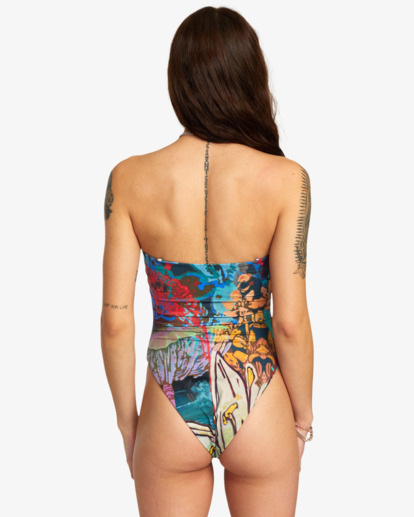 Sage Vaughn x RVCA - Bandeau One-Piece Swimsuit for Women  AVJX100147