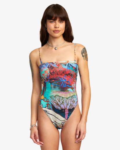 Sage Vaughn x RVCA - Bandeau One-Piece Swimsuit for Women  AVJX100147