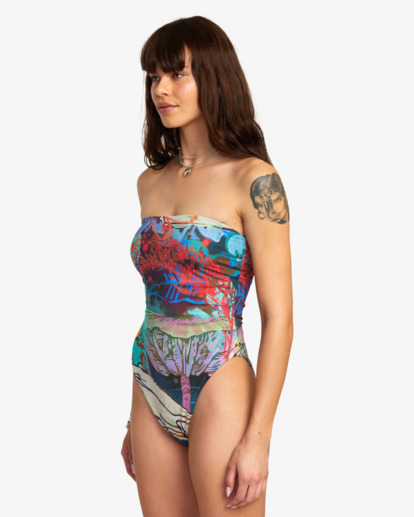 Sage Vaughn x RVCA - Bandeau One-Piece Swimsuit for Women  AVJX100147