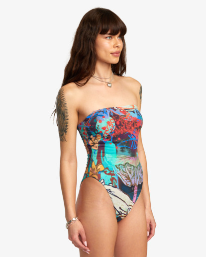 Sage Vaughn x RVCA - Bandeau One-Piece Swimsuit for Women  AVJX100147