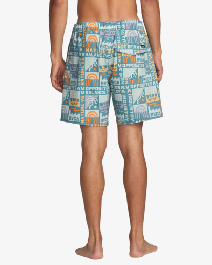 rvca, Atlas Elastic - Swim Shorts for Men, VINTAGE NAVY (vny) Atlas Elastic - Swim Shorts for Men  AVYBS00293
