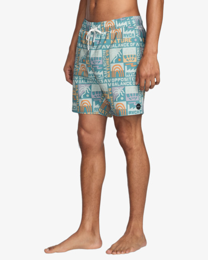 rvca, Atlas Elastic - Swim Shorts for Men, VINTAGE NAVY (vny) Atlas Elastic - Swim Shorts for Men  AVYBS00293
