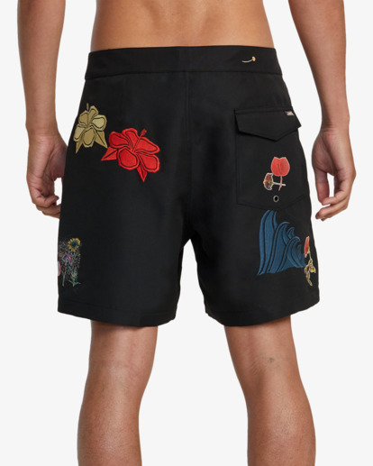 Oblow Tapa Trunk - Board Shorts 17'' for Men  AVYBS00362