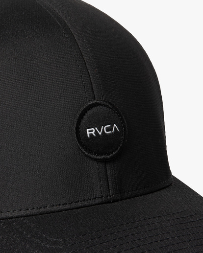 rvca, Seasons Flexfit - Flexfit Cap for Men, BLACK (blk) Seasons Flexfit - Flexfit Cap for Men  AVYHA00478