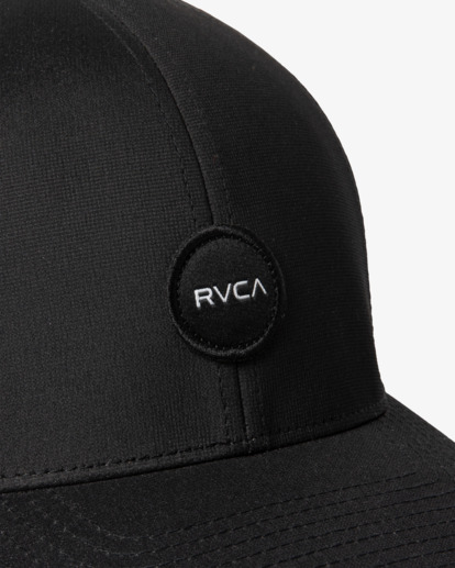 rvca, Seasons Flexfit - Flexfit Cap for Men, BLACK (blk) Seasons Flexfit - Flexfit Cap for Men  AVYHA00478