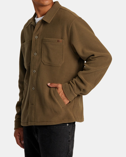 Yukon Hi Pile - Fleece Overshirt for Men  AVYJK00192