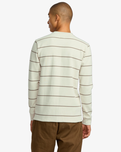 rvca, Day Shift Thermal Stripe - Langärmliges Thermo-Oberteil für Männer, CERAMIC (cer) Day Shift Thermal Stripe - Long Sleeve Thermal Top for Men  AVYKT00316