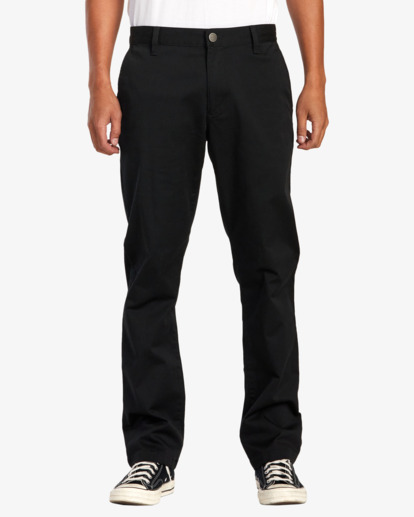 The Weekend Stretch - Straight Fit Trousers for Men  AVYNP00178