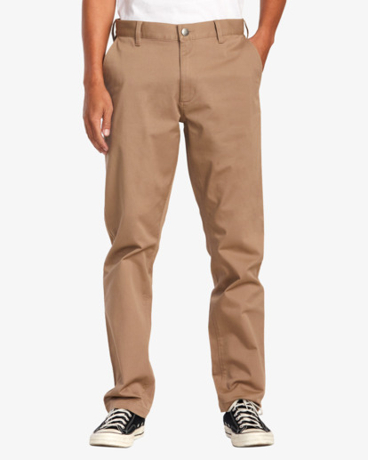 The Weekend Stretch - Straight Fit Trousers for Men  AVYNP00178