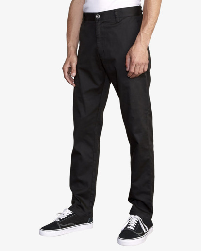 The Weekend Stretch - Straight Fit Trousers for Men  AVYNP00224