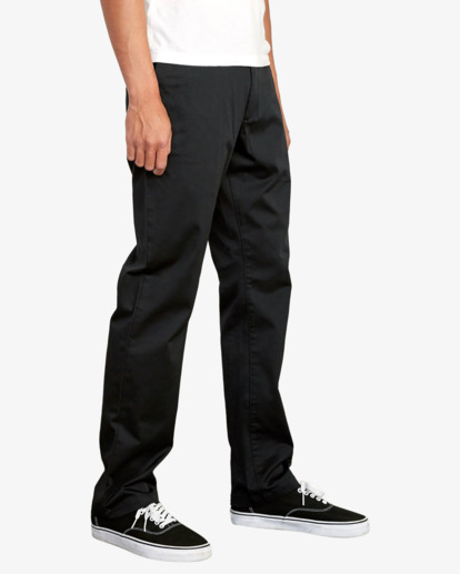 The Weekend Stretch - Straight Fit Trousers for Men  AVYNP00224