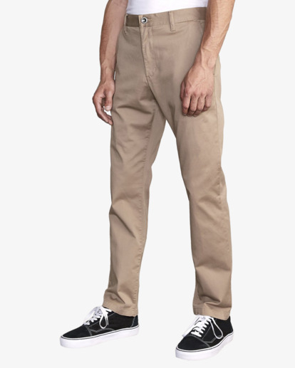 The Weekend Stretch - Straight Fit Trousers for Men  AVYNP00224